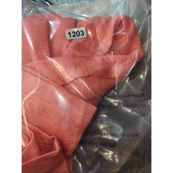 Gap Womens Shirt Long Sleeve Coral Size Small Tshirt Crew Neck - Picture 6 of 6